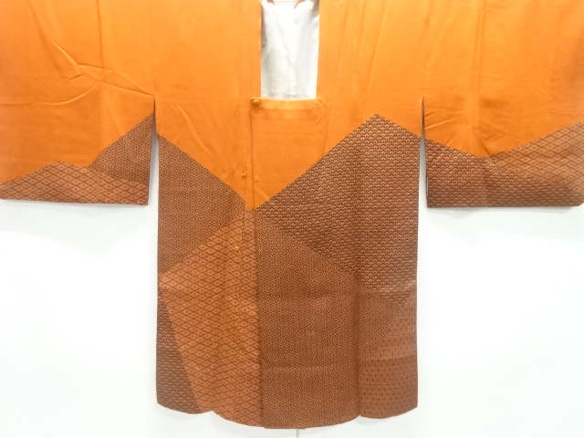  切り嵌め風古典柄絵羽道行コート